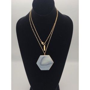 Whitley V Geode Necklace Trapezoid